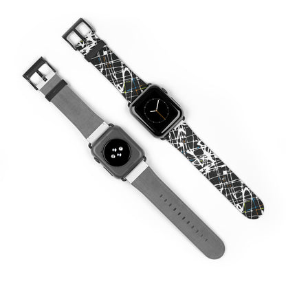 Vibrant Watch Band "SCRIBBLE" Sport Strap for Fitness Lovers