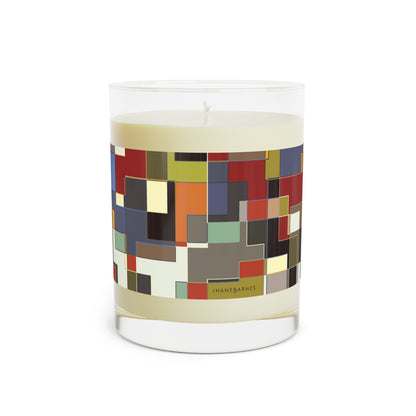 "POLYOMINOES"  col. Varicolor  Scented Candle - choose from three scents, 11oz