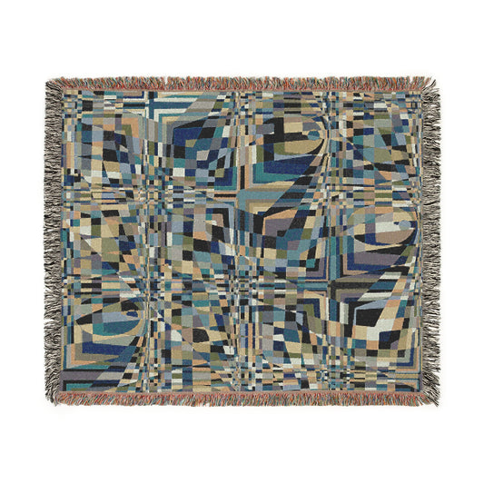 "QUAD II" col-3 (multiple sizes) JHANE BARNES Custom Woven Blanket