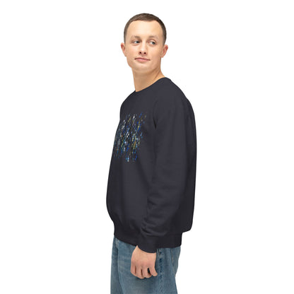 Unisex Lightweight Crewneck Sweatshirt "CIRCUIT"