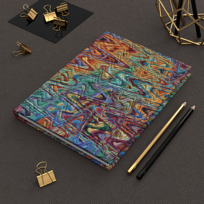 Hardcover Journal Notebook "RAINYDAY WAVE"