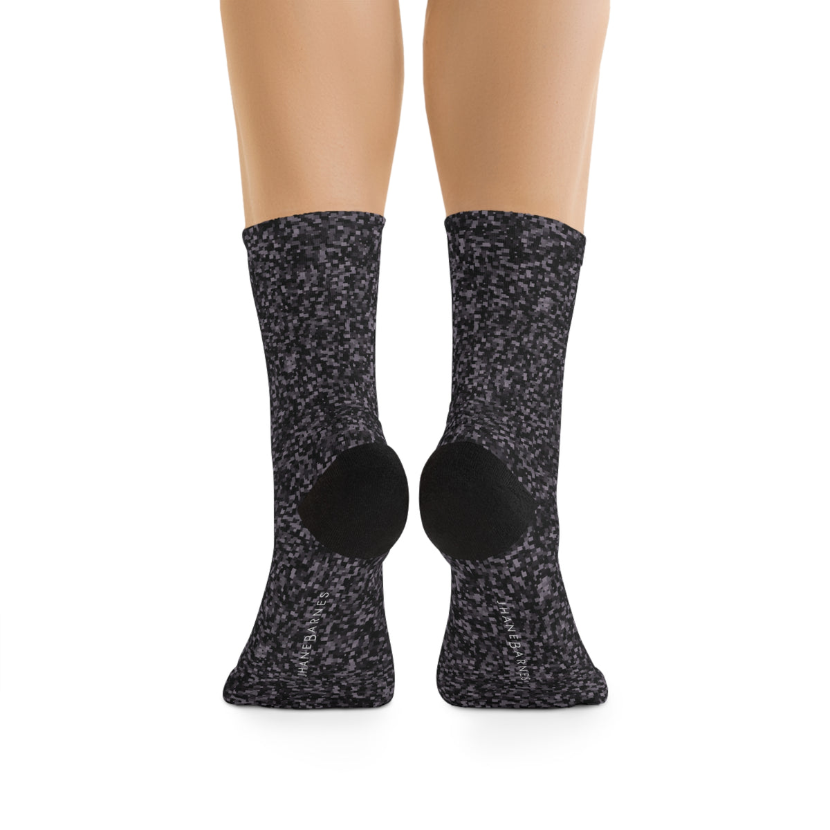 Unisex Printed Socks  "SCHATT" col. Shadowplay, Jhane Barnes custom design