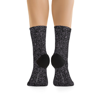 Unisex Printed Socks  "SCHATT" col. Shadowplay, Jhane Barnes custom design