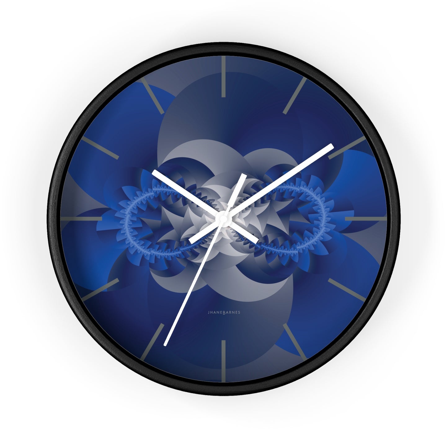 "INFINITY"  col True Blue, a Jhane Barnes custom designed Wall Clock