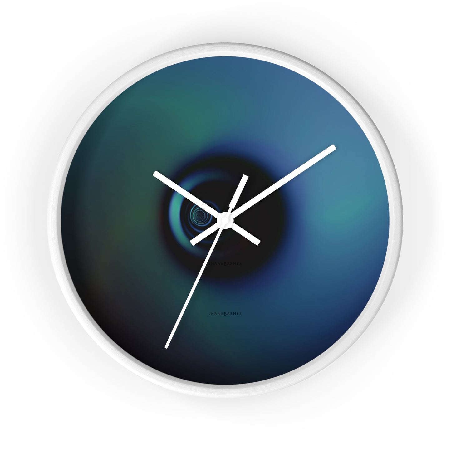 Wall Clock "LONELY SYSTEM" (no lines-nor numbers)