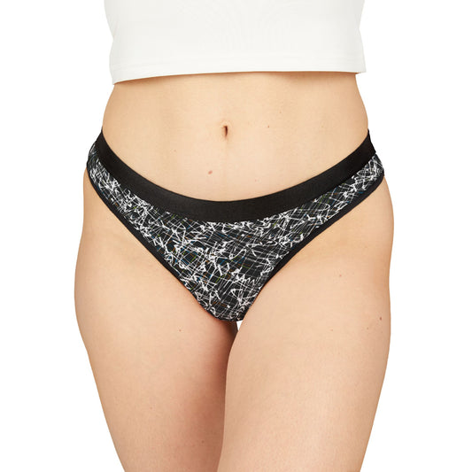 Women's Thongs "SCRIBBLE"  col Shadowplay Jhane Barnes design