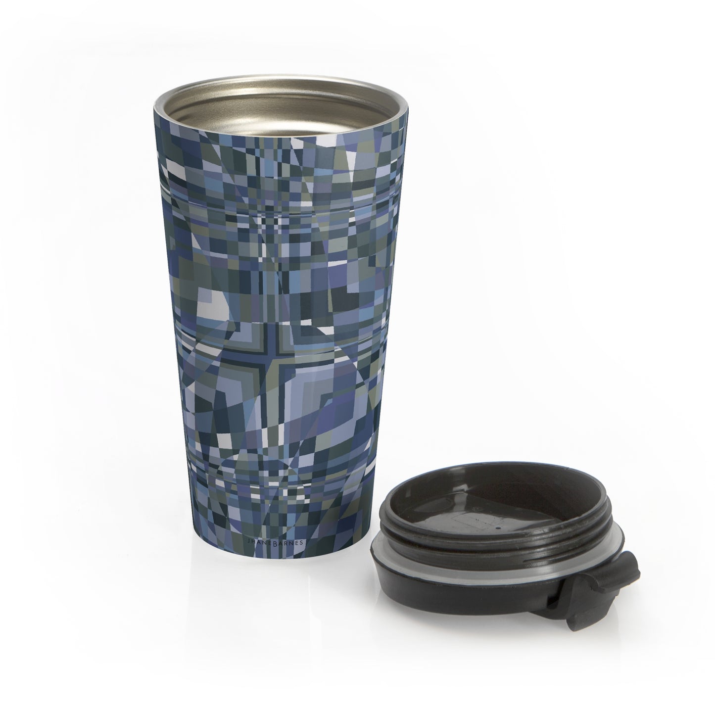 "QUAD"  Col Ocean - Stainless Steel Travel Mug