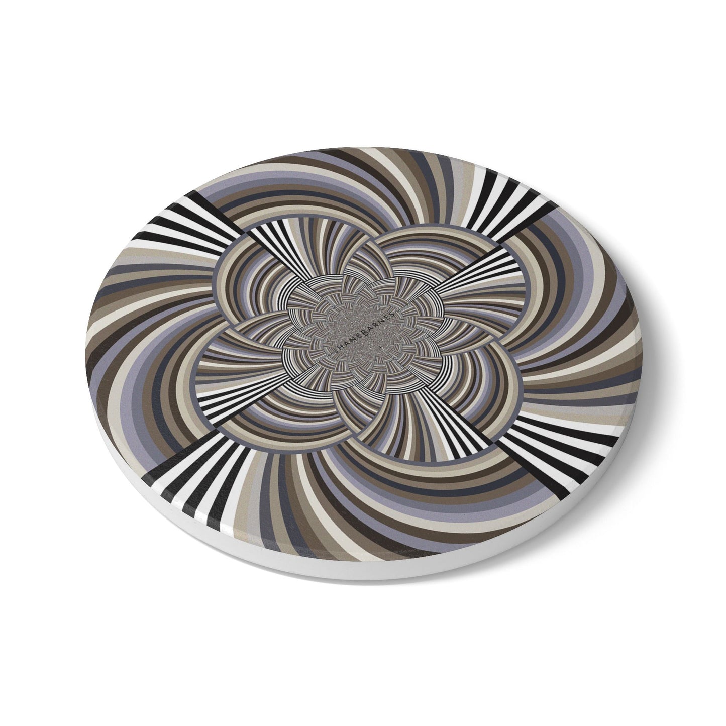 Ceramic Coaster "STRIPE INVERSION"