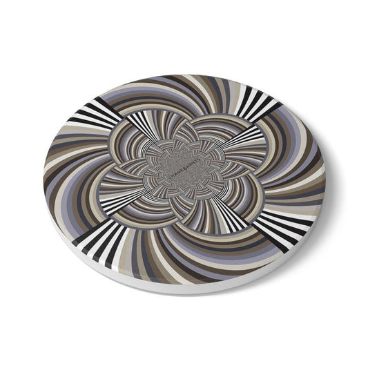 Ceramic Coaster "STRIPE INVERSION"