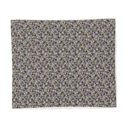 Cotton Duvet Cover "LATTICE" col. Moss Behaving