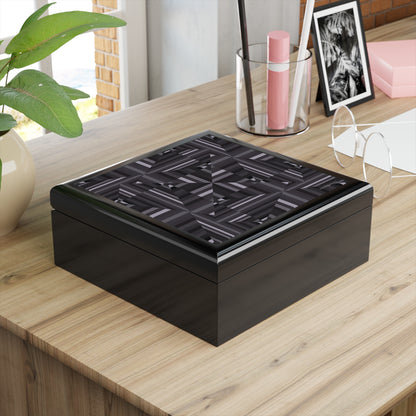 Jewelry Box "ANGLES" col black-Ebony