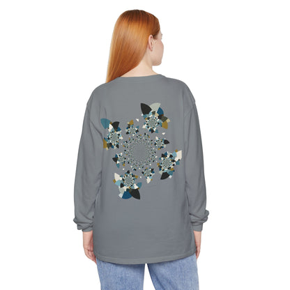 Unisex Long Sleeve T-Shirt "FLORAHEDRON" Perfect for Casual Comfort and Unique Style