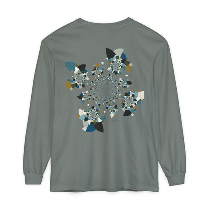 Unisex Long Sleeve T-Shirt "FLORAHEDRON" Perfect for Casual Comfort and Unique Style