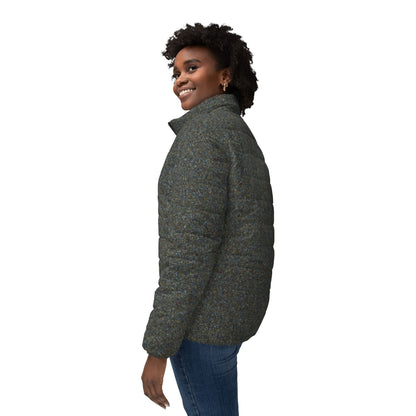 Women’s Puffer Jacket "TEXTURE" col-24  Jhane Barnes custom design