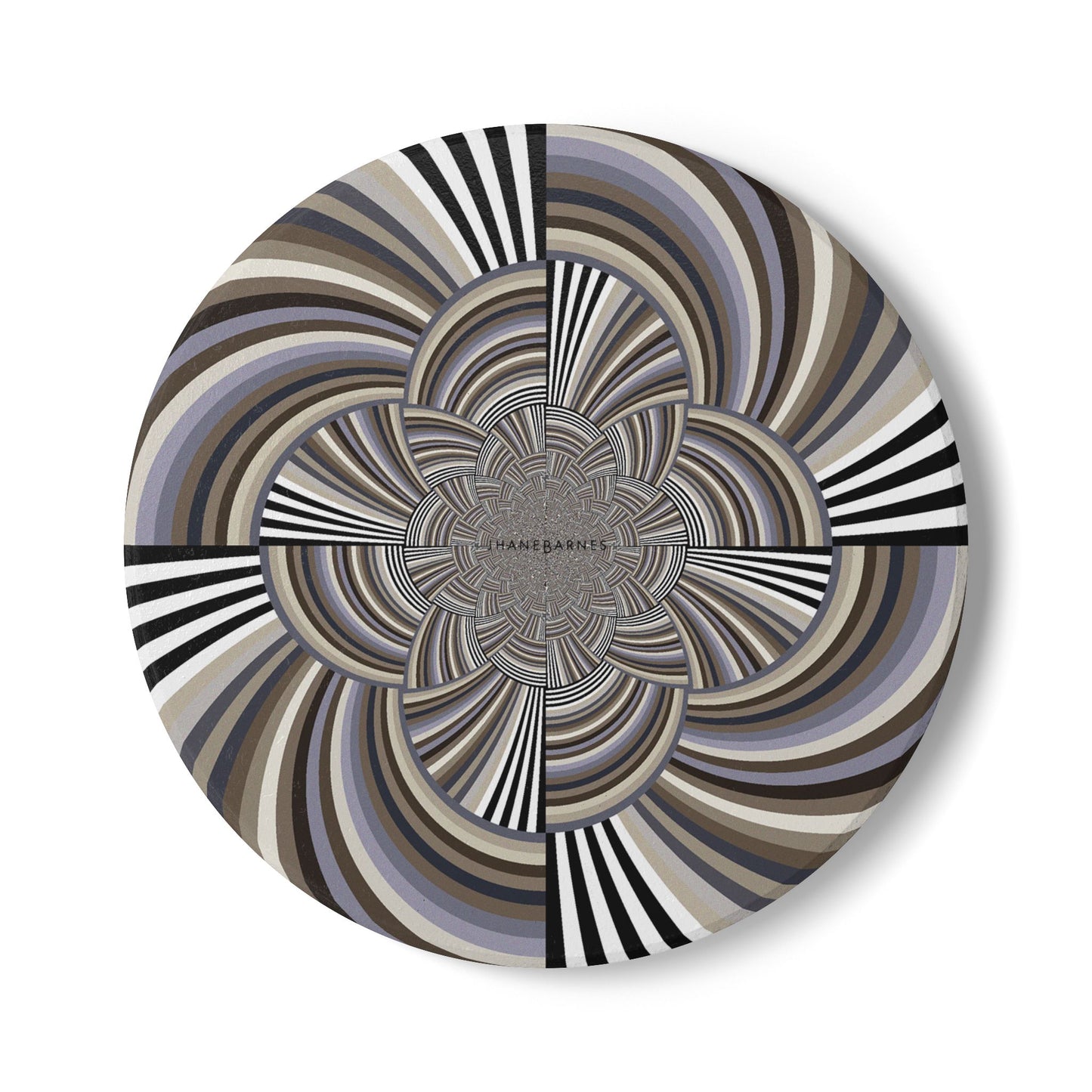 Ceramic Coaster "STRIPE INVERSION"