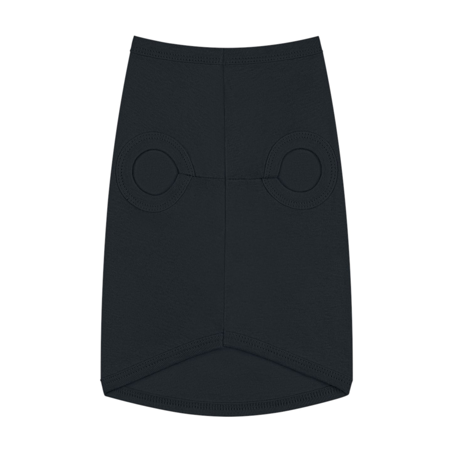 Pet Tank Top "FRACTALE SWIRL" JB Design in col. Black