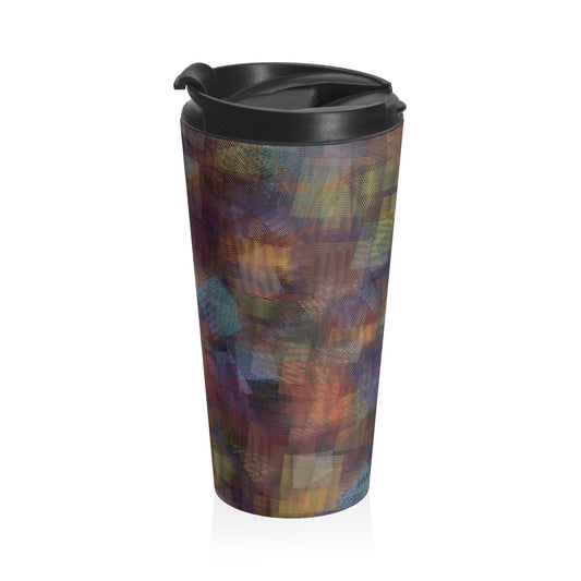 "MOIRE"  col Mlti - Stainless Steel Travel Mug