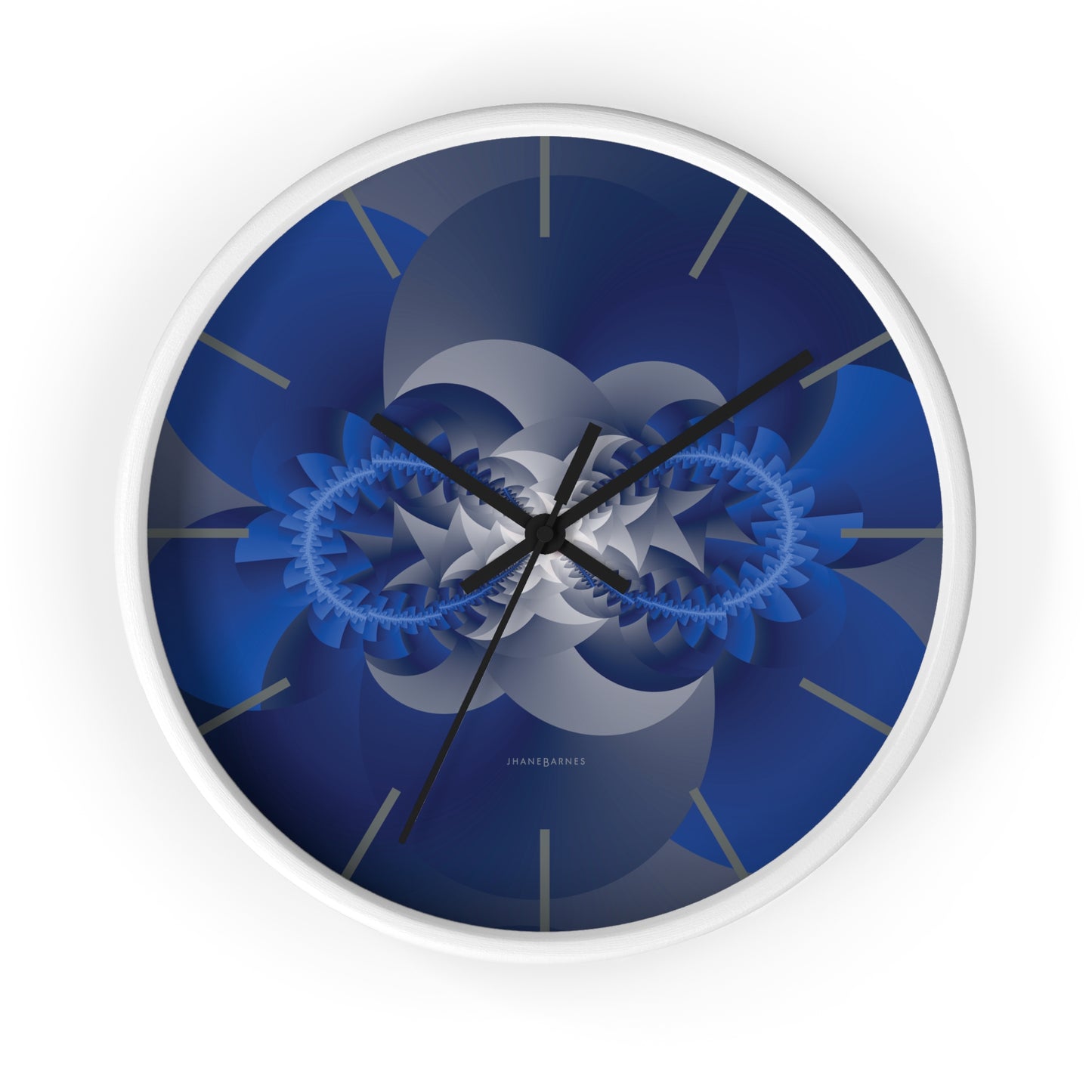 "INFINITY"  col True Blue, a Jhane Barnes custom designed Wall Clock