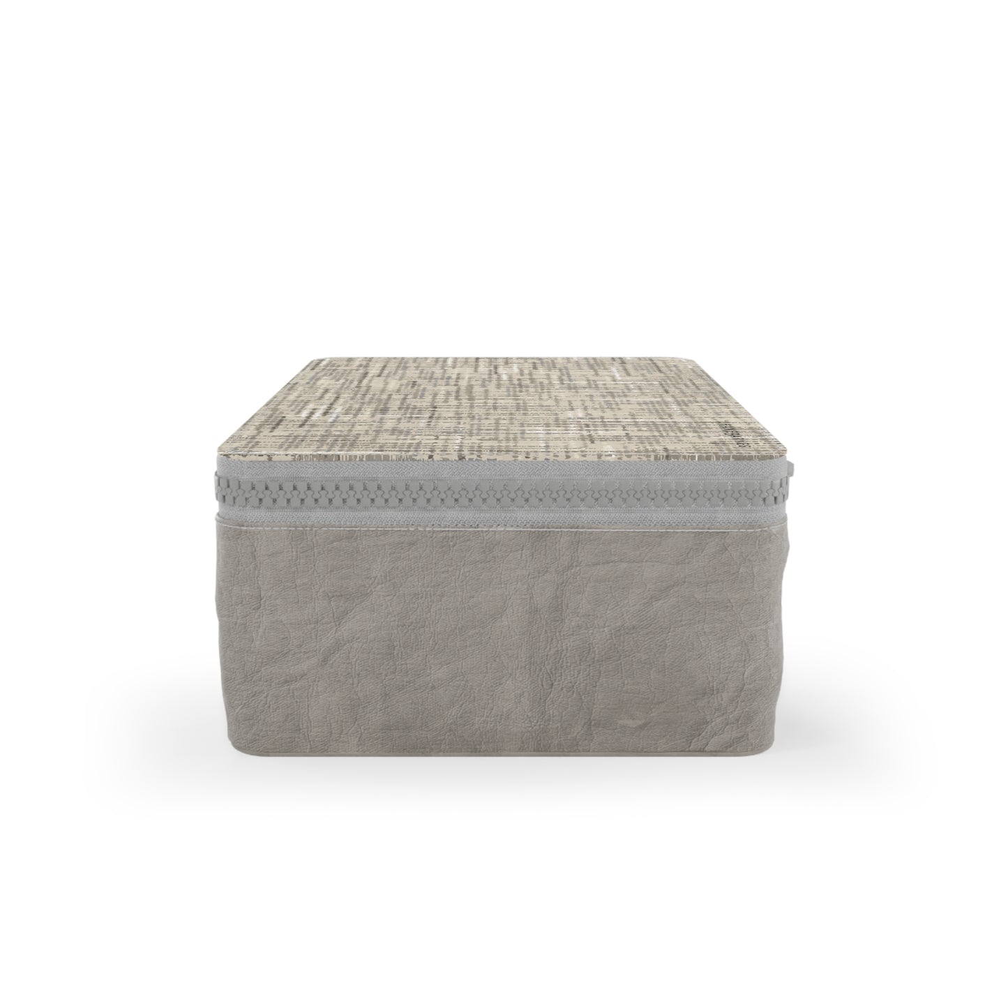 Zip Paper Lunch Bag "CROSS HATCH"  col Alpine Thisle