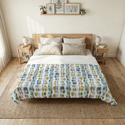Cotton Comforter "SMOKEY STRIPE"