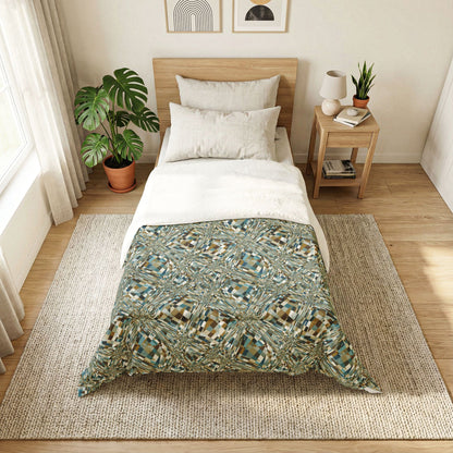 Cotton Comforter "SLICE" col. Mint Chocolate