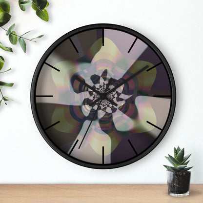 "TRIPPED SYMMETRY" JB custom designed Wall Clock