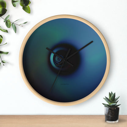 Wall Clock "LONELY SYSTEM" (no lines-nor numbers)