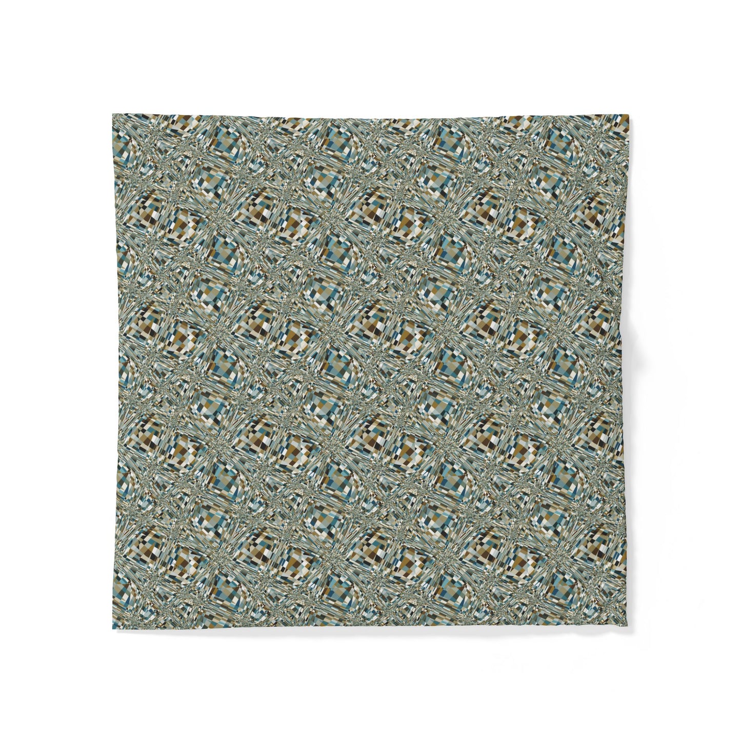 Cotton Duvet Cover "SLICE" col. Mint Chocolate