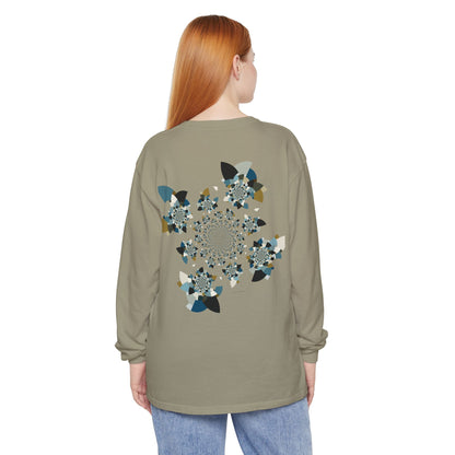 Unisex Long Sleeve T-Shirt "FLORAHEDRON" Perfect for Casual Comfort and Unique Style