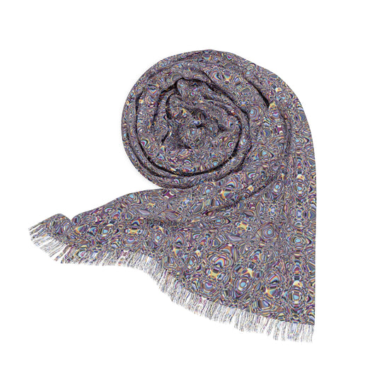 Light Scarf "CONTOURS" col. Heavily Meditated