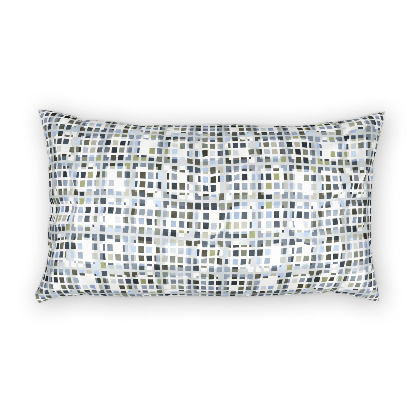 Cotton Pillow Sham "SQUARZE" col. Slate Brigade