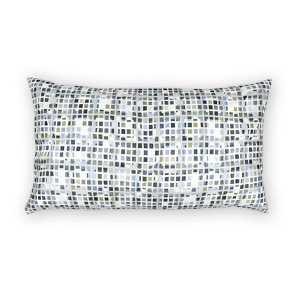 Cotton Pillow Sham "SQUARZE" col. Slate Brigade