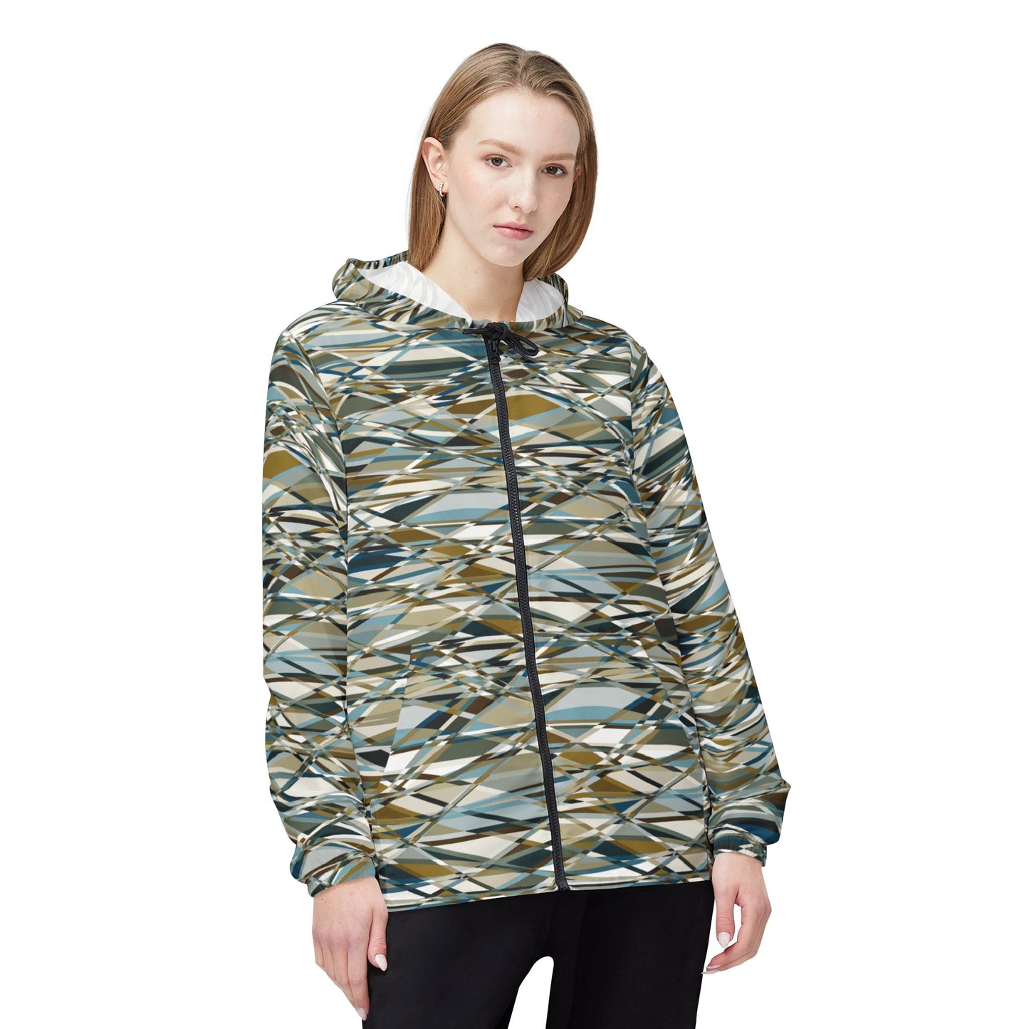 Windbreaker Jacket "THAT'S A WRAP" col. Mint Chocolate