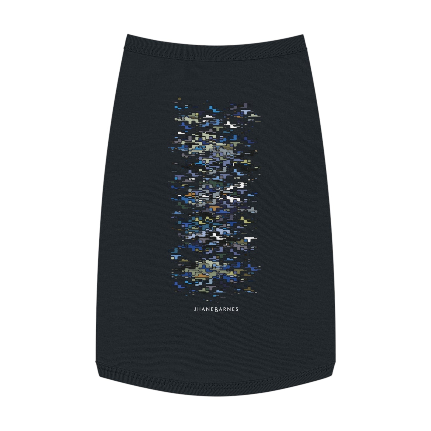 Pet Tank Top "CIRCUIT" JB Design in col. Black