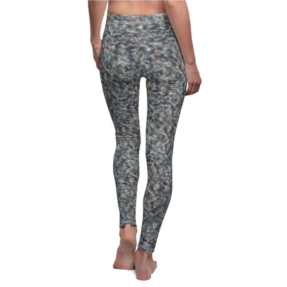 Women's Cut & Sew Casual Leggings "MEZZO" col. Pink Cloud