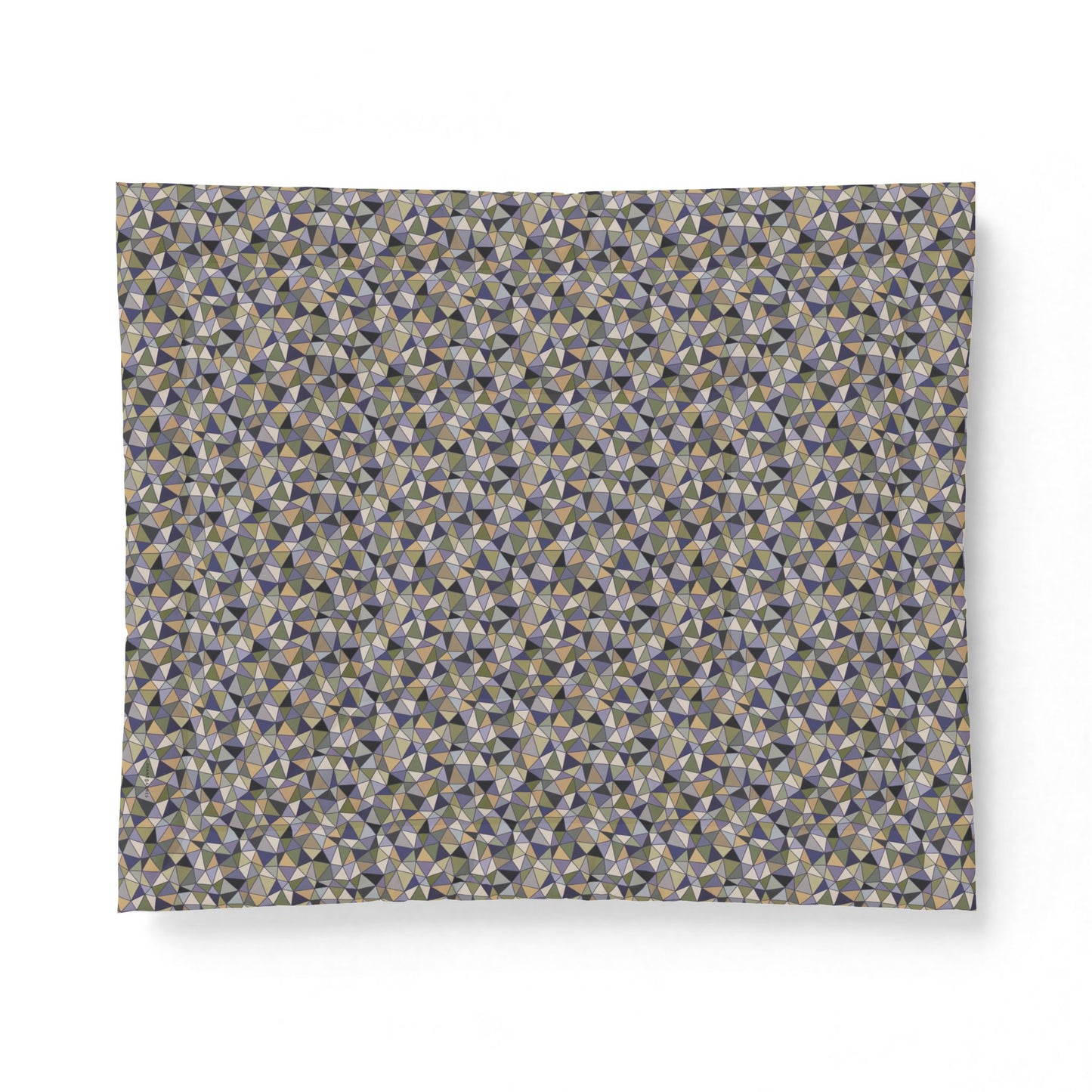 Cotton Comforter "LATTICE" col. Moss Behaving