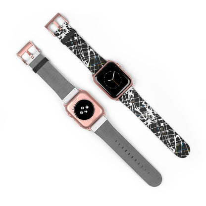 Vibrant Watch Band "SCRIBBLE" Sport Strap for Fitness Lovers