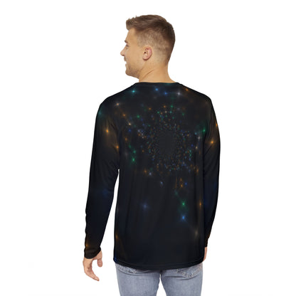 Long Sleeve Shirt for Men "STELLAR UNIVERSE" Design