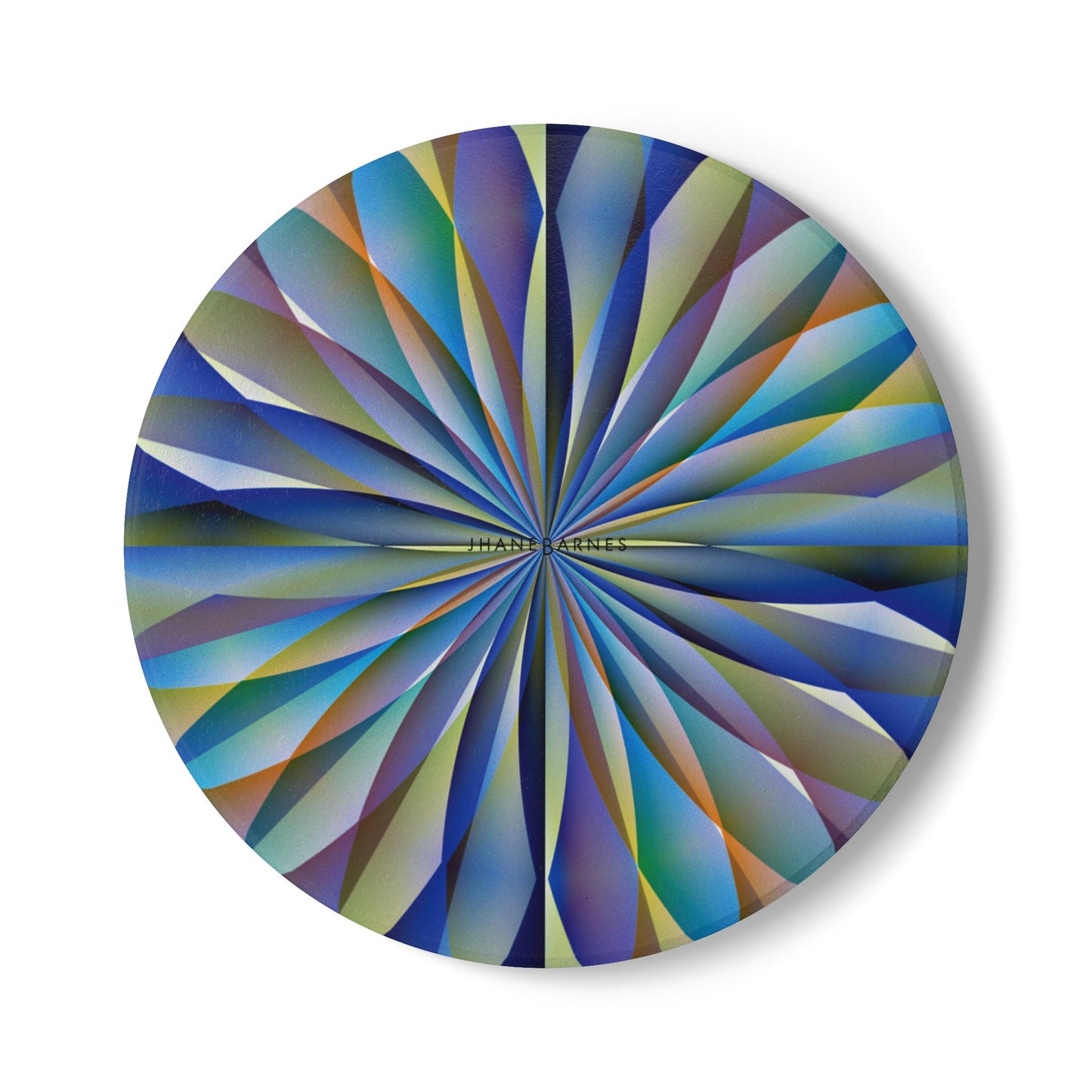 Ceramic Coaster "DIAMOND FLOWER"