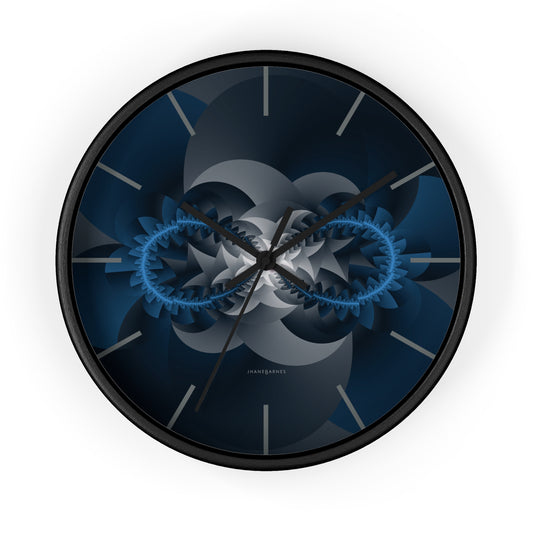 "INFINITY"  col. Midnight Blue, a Jhane Barnes custom designed Wall Clock