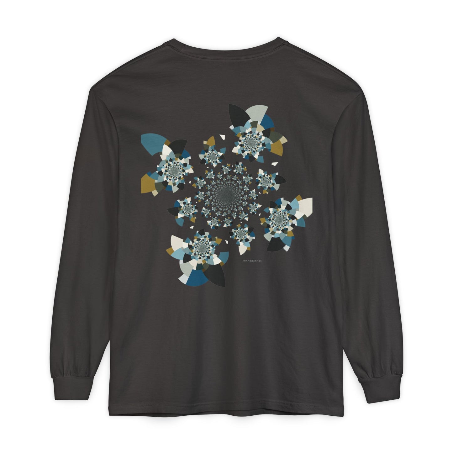 Unisex Long Sleeve T-Shirt "FLORAHEDRON" Perfect for Casual Comfort and Unique Style