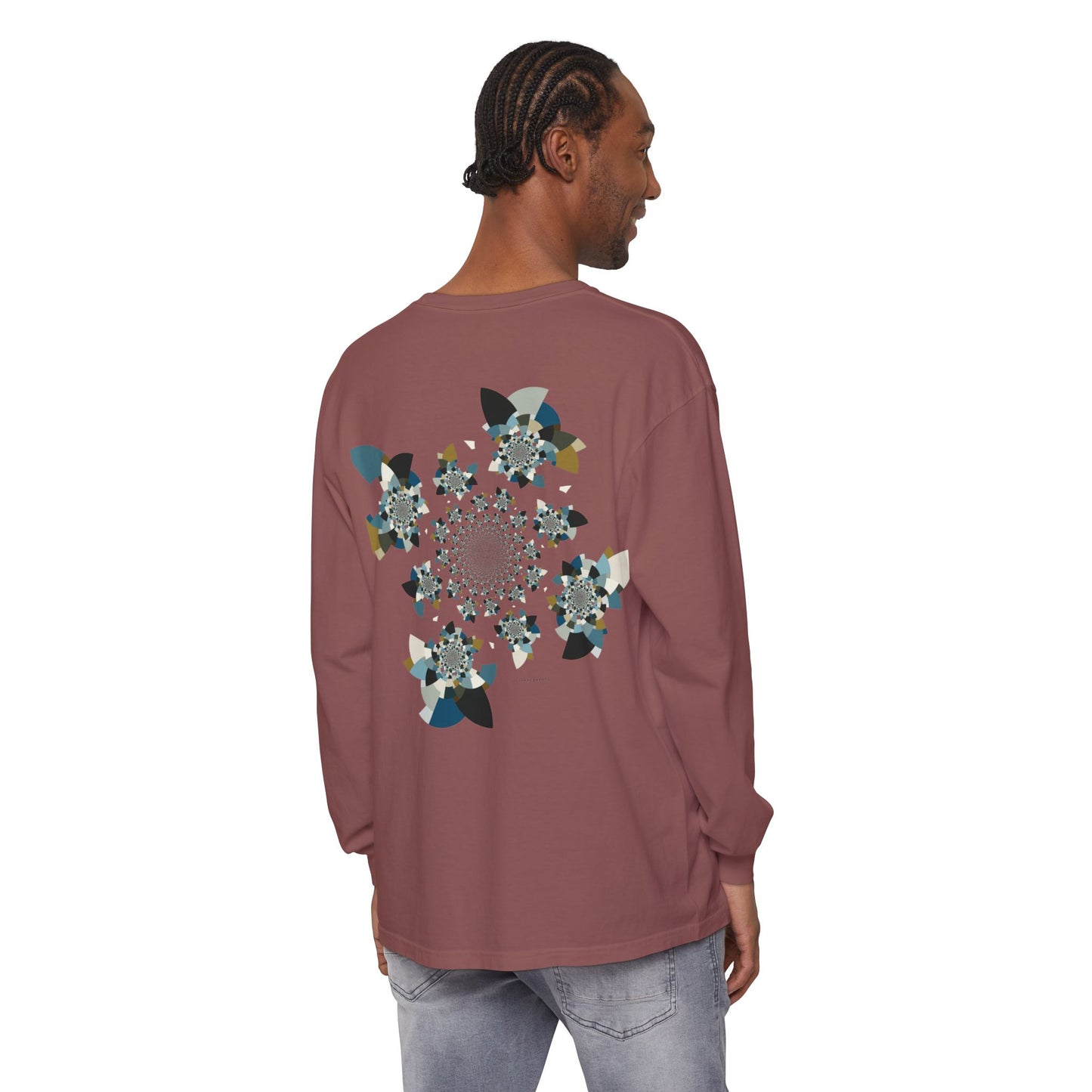 Unisex Long Sleeve T-Shirt "FLORAHEDRON" Perfect for Casual Comfort and Unique Style