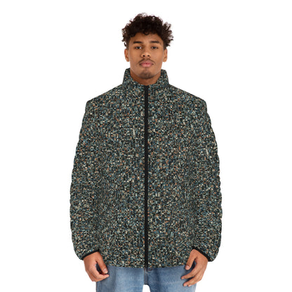 Men's Puffer Jacket "CAMOU-SCHATT" col-3, Jhane Barnes custom design