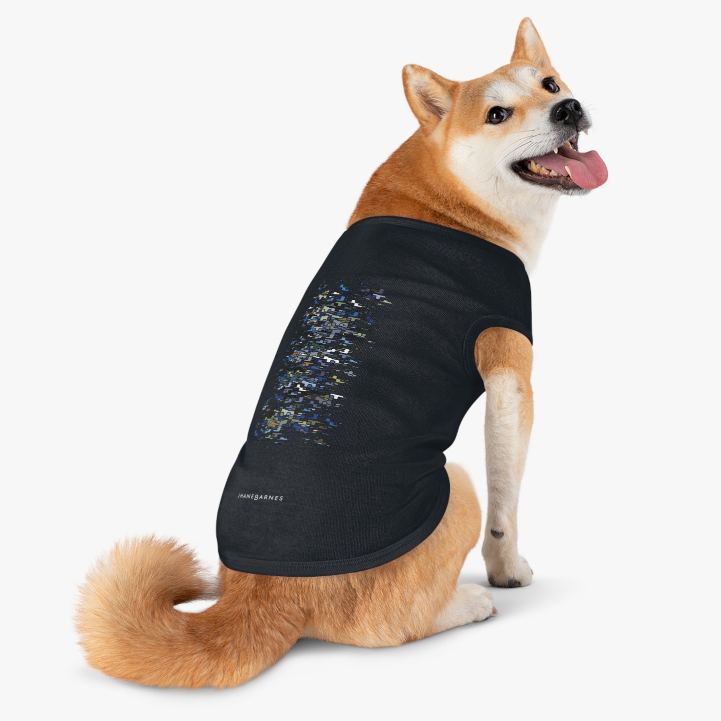Pet Tank Top "CIRCUIT" JB Design in col. Black