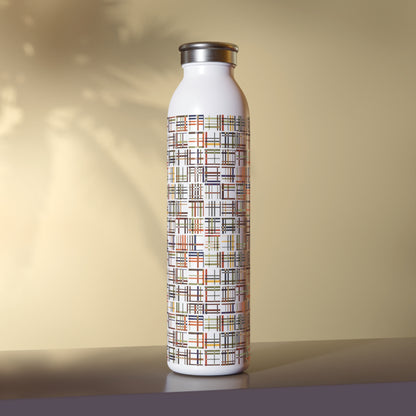 "BOX STUDY"  Slim Water Bottle custom Jhane Barnes design