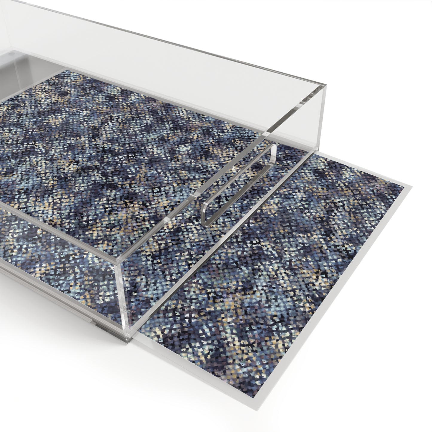Acrylic Serving Tray "MEZZO" Blue