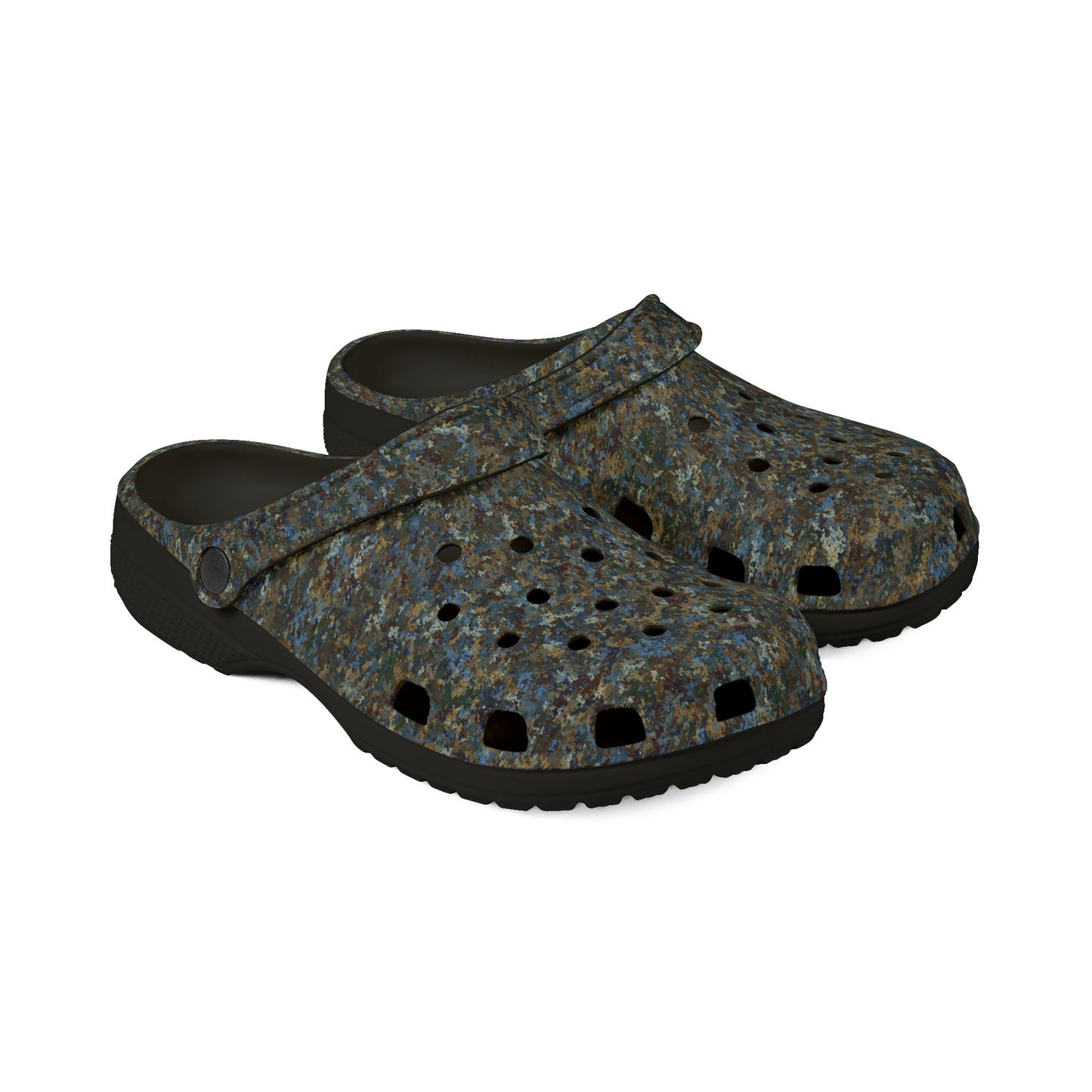 EVA Foam Rubber Shoes, Jhane Barnes design "TEXTURE" col. Multi