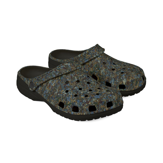 EVA Foam Rubber Shoes, Jhane Barnes design "TEXTURE" col. Multi