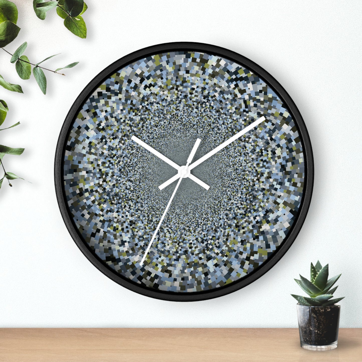 Wall Clock "SCHATT INVERSION" col. Slate Brigade