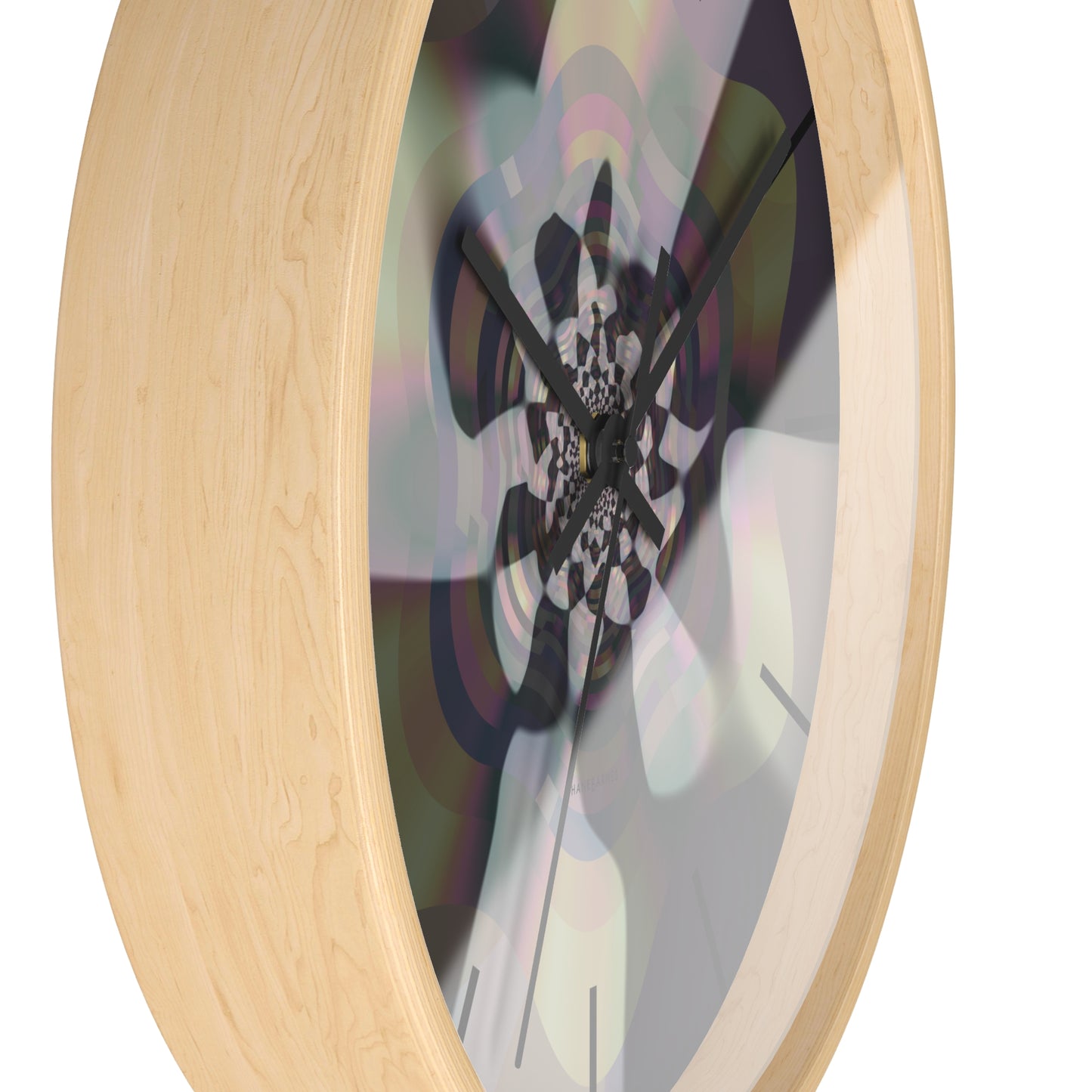 "TRIPPED SYMMETRY" JB custom designed Wall Clock